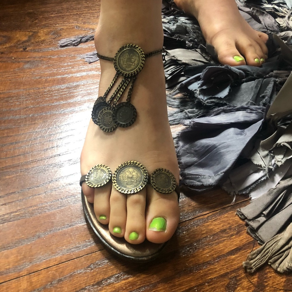 Jimmy Choo Coin sandals